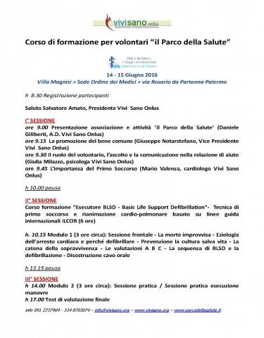 Vuoi dare una mano? Ti formiamo per il primo intervento