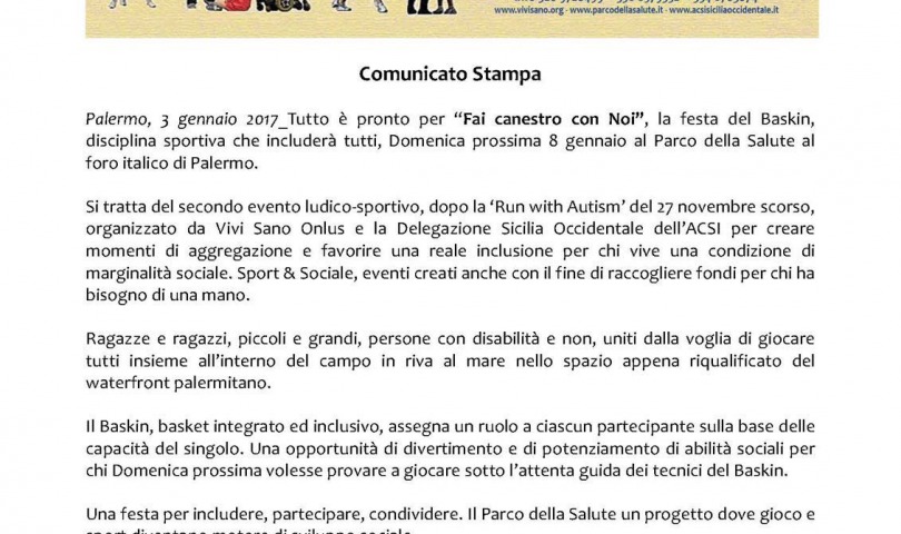 Comunicato Baskin 8 gennaio 2017