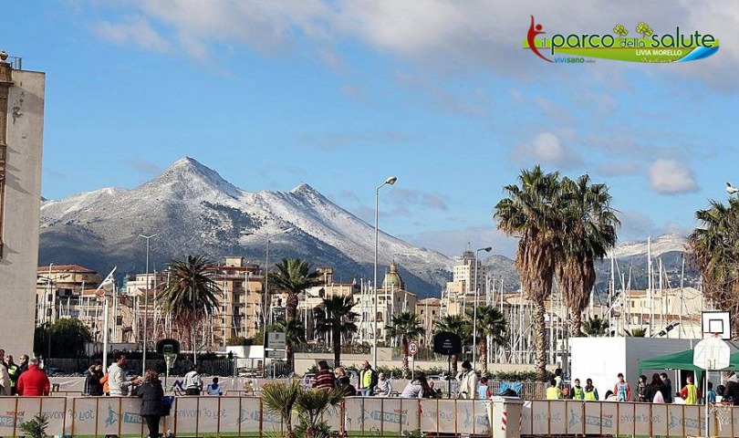 neve a mare al parco della salute