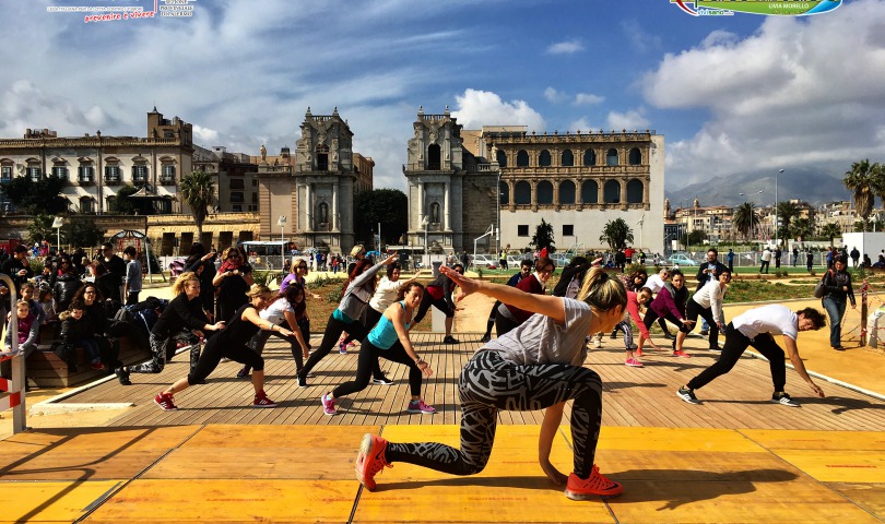 area fitness palco