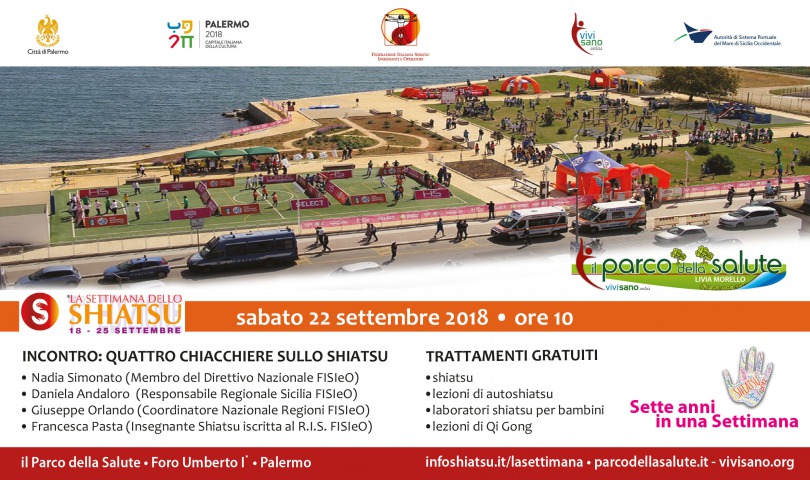 una mattina di shiatsu, il 22 settembre al parco