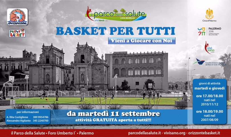 scuola basket gratuita e a ottobre inizia la scuola calcio sociale!
