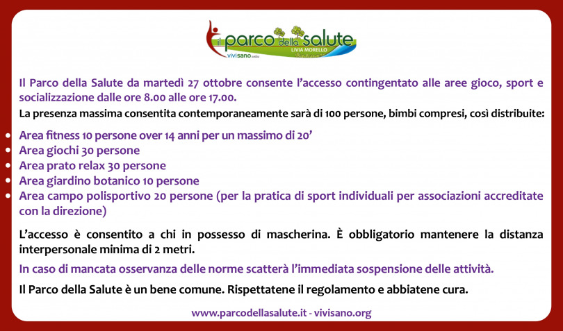 Al Parco fino al 12 novembre...